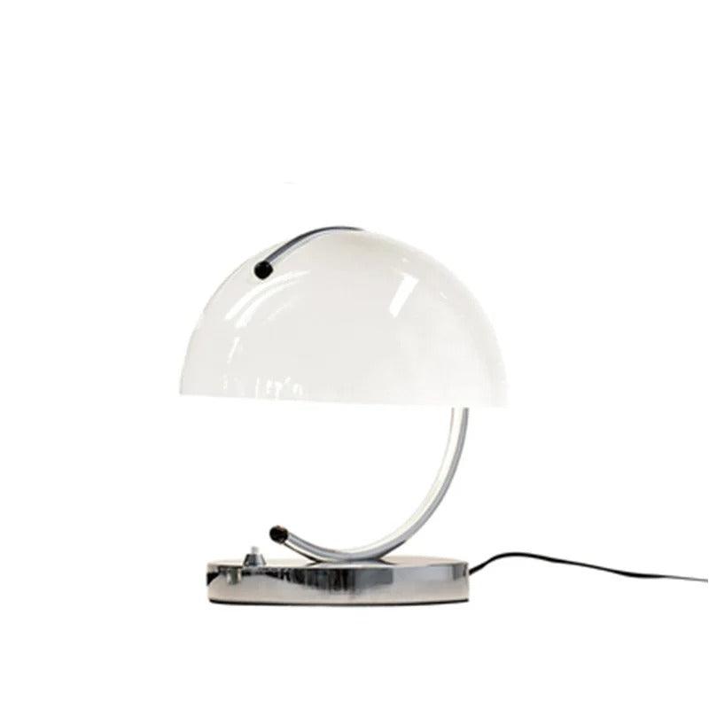 Deense Glazen Bureaulamp | Moderne Paddenstoelvorm voor Elegante Verlichting - DeskWarm