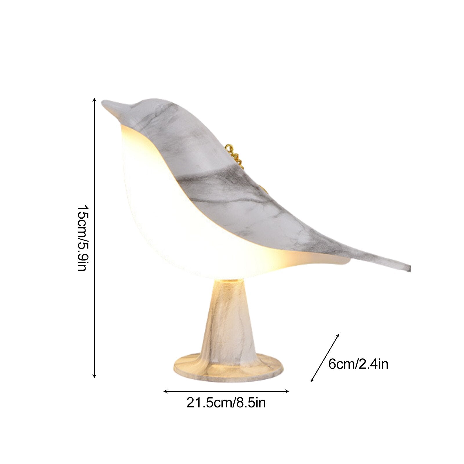 Stijlvolle Energiezuinige Vogellamp | Modern en luxe design - Bird Lamp