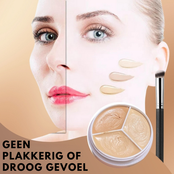 Tricolor concealer palet | Verberg huidimperfecties - Marli