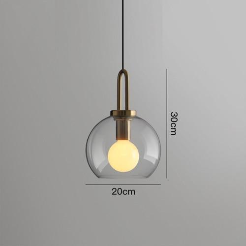 Moderne glazen hanglamp - Garnar