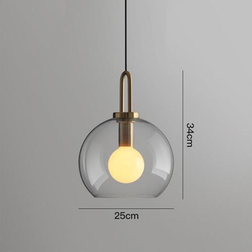 Moderne glazen hanglamp - Garnar