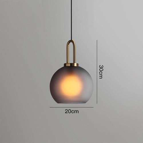 Moderne glazen hanglamp - Garnar