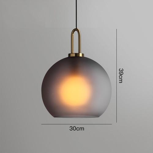 Moderne glazen hanglamp - Garnar