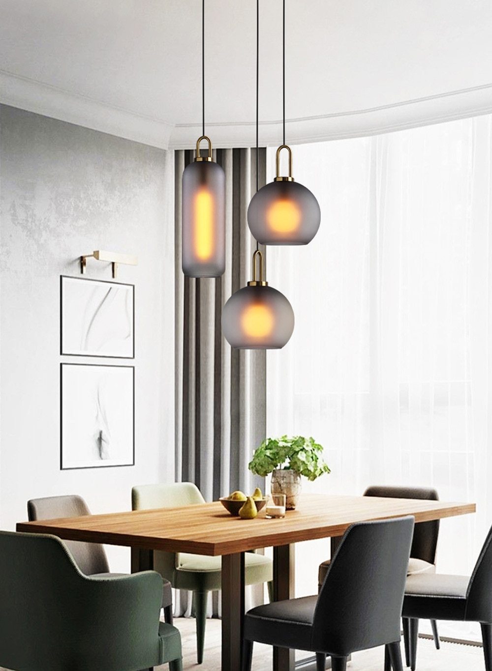 Moderne glazen hanglamp - Garnar