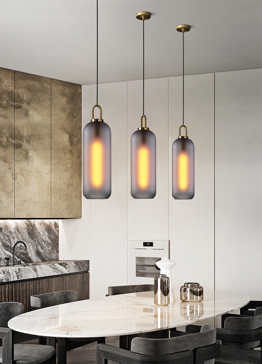 Moderne glazen hanglamp - Garnar