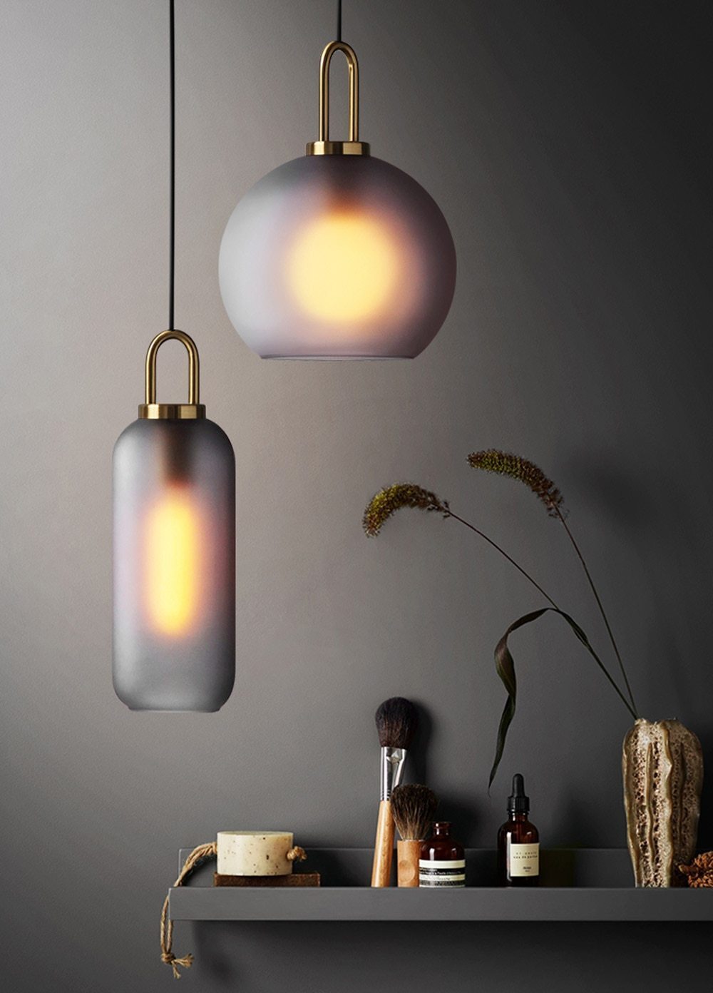 Moderne glazen hanglamp - Garnar