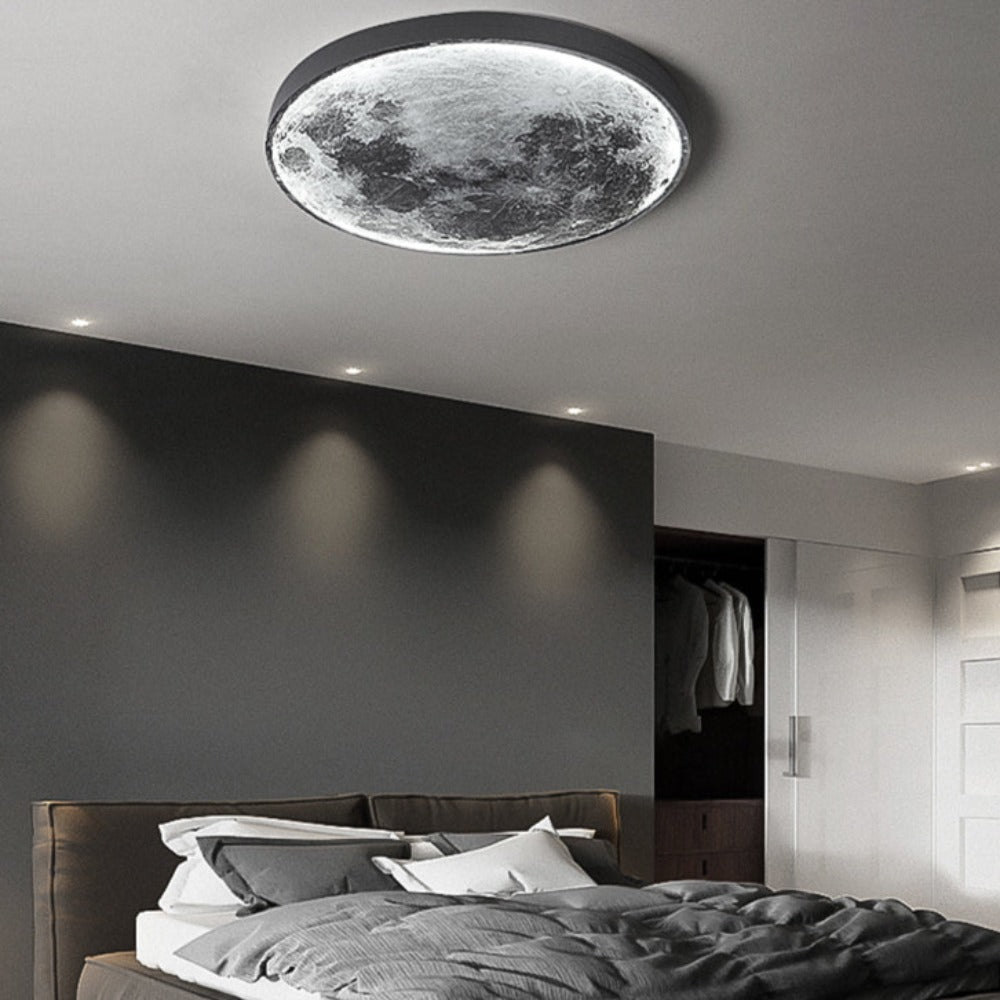 Chandy - 3D LED maan of aarde plafond- of wandlamp