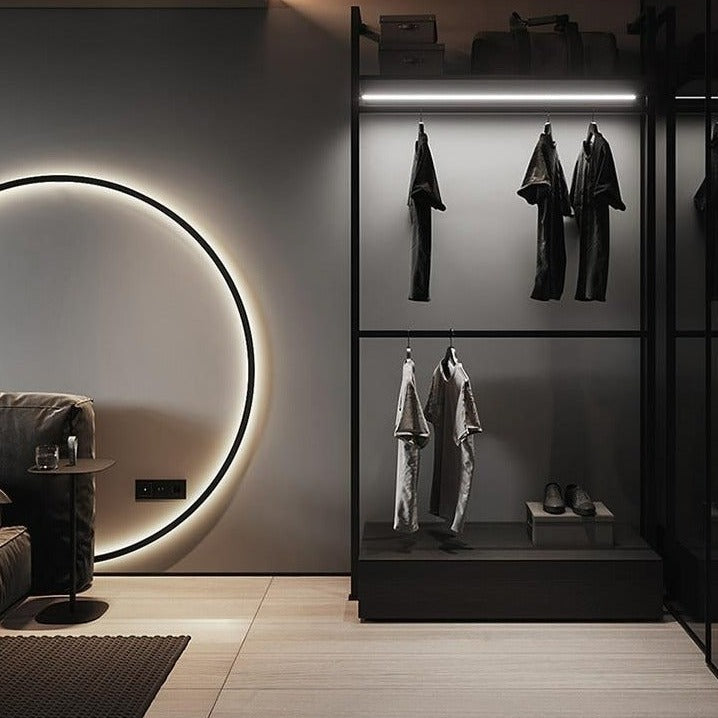 Moderne minimalistische ring LED wandlamp Luna - Luke