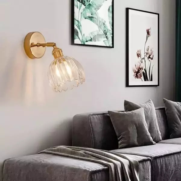 Glazen Tulpen Bloem Wandlamp | Elegante Bloemige Verlichting voor een Stijlvol Interieur - MurCharm