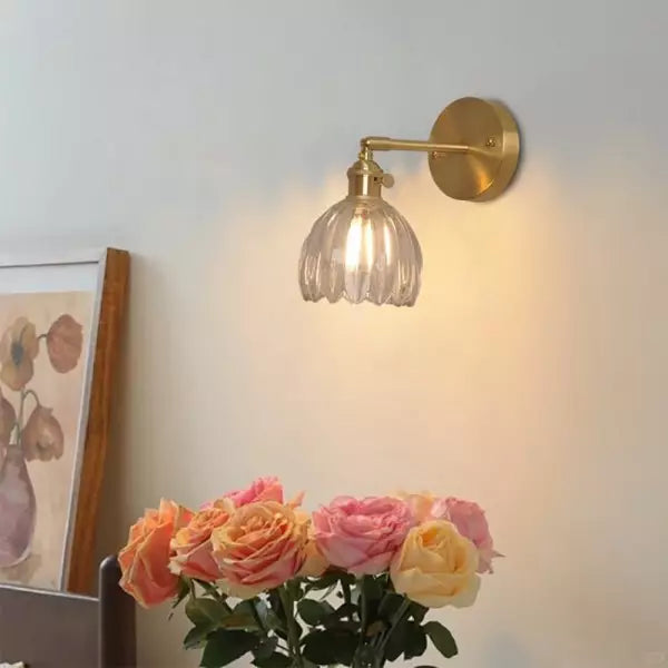 Glazen Tulpen Bloem Wandlamp | Elegante Bloemige Verlichting voor een Stijlvol Interieur - MurCharm