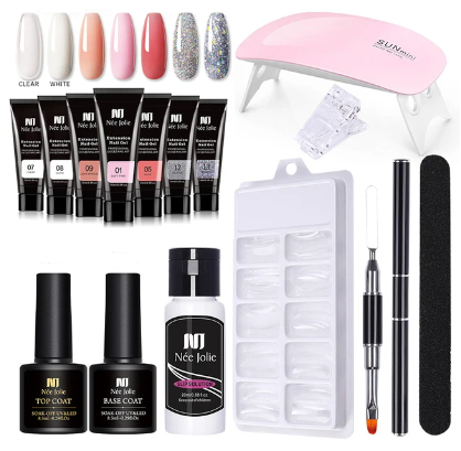 Polygel nagels starter kit! - langdurige nagellak - eenvoudig in gebruik - Molie