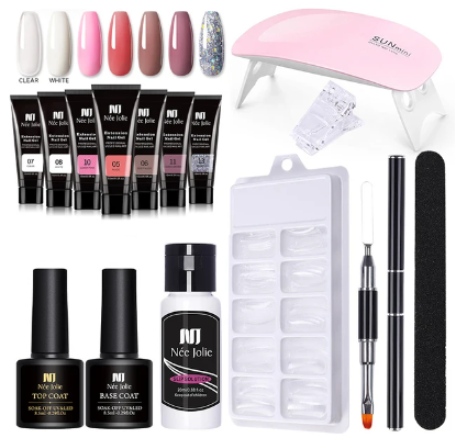 Polygel nagels starter kit! - langdurige nagellak - eenvoudig in gebruik - Molie