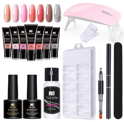 Polygel nagels starter kit! - langdurige nagellak - eenvoudig in gebruik - Molie