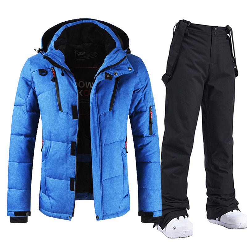 Waterdichte en Winddichte Ski-Outfit met Capuchon en Broek | Stijlvolle en Functionele Winterkleding - Yaniera