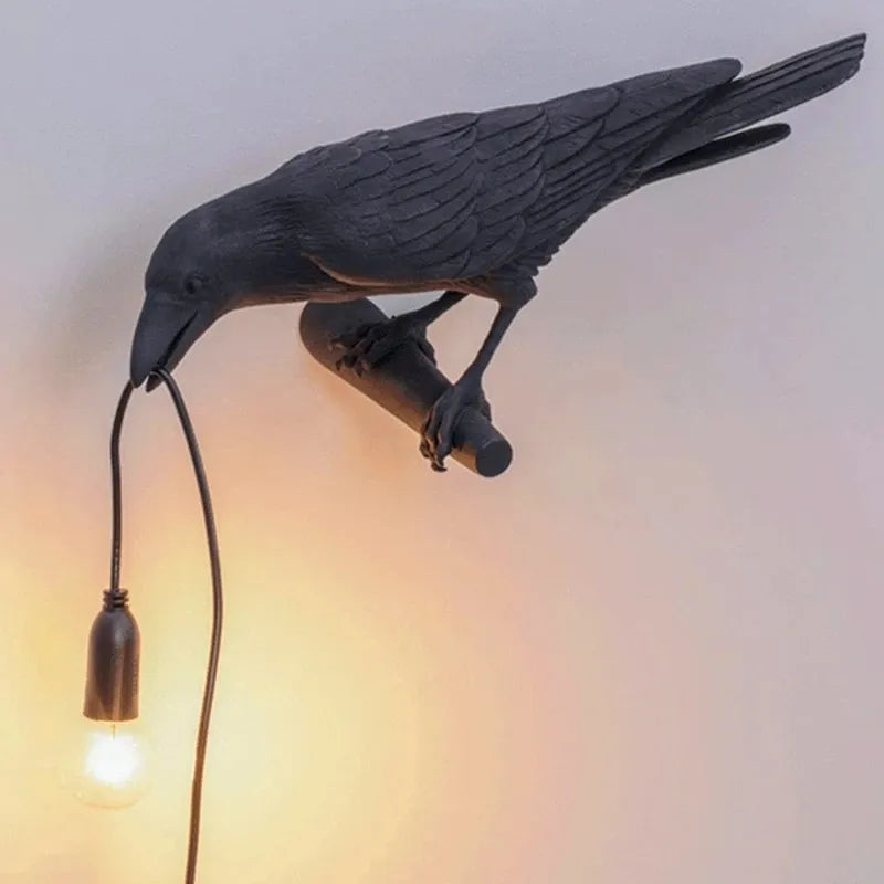 LED wandlamp Creatieve kraai | Kunstzinnige decoratielamp - Cera