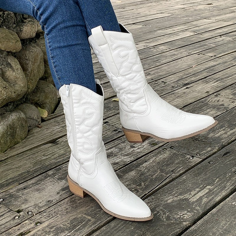 Ember Western Cowboylaarzen voor dames | Tijdloze elegantie en comfort - Hemar